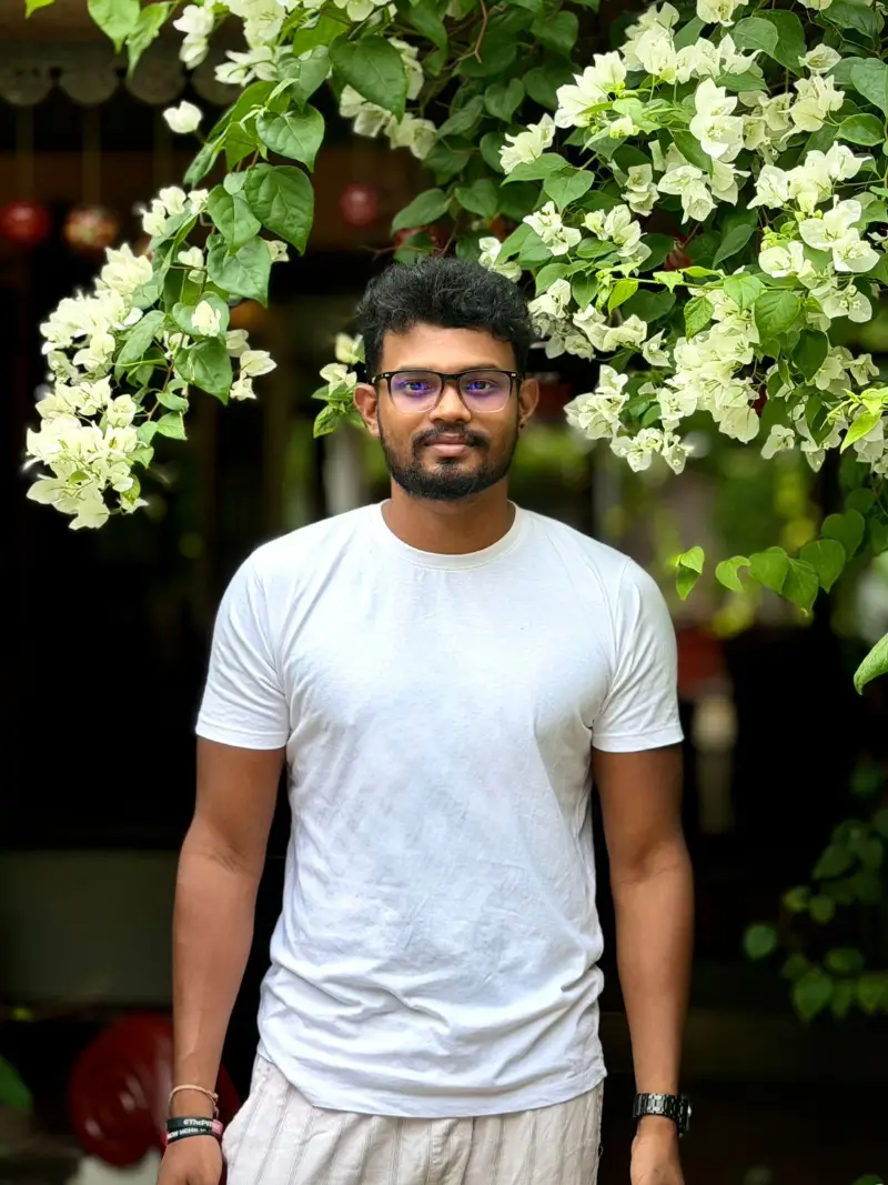 Master Aksharanand A S, founder and teacher at Santhi School of Yoga and Vedanta Studies